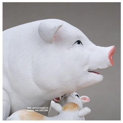 TƯỢNG SỨ THỦ CÔNG ĐÀN LỢN